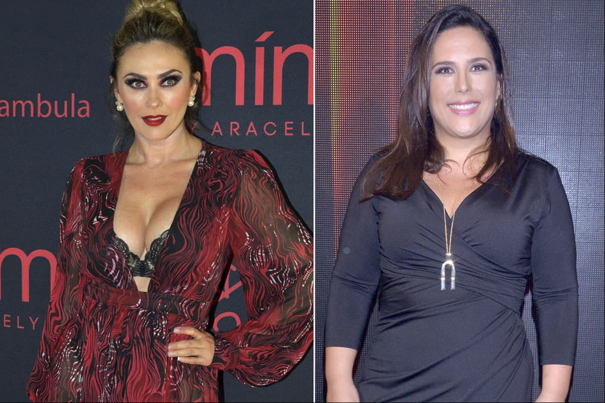Aracely Arámbula felicita a Angélica Vale con sexy recuerdo de ‘Soñadoras’