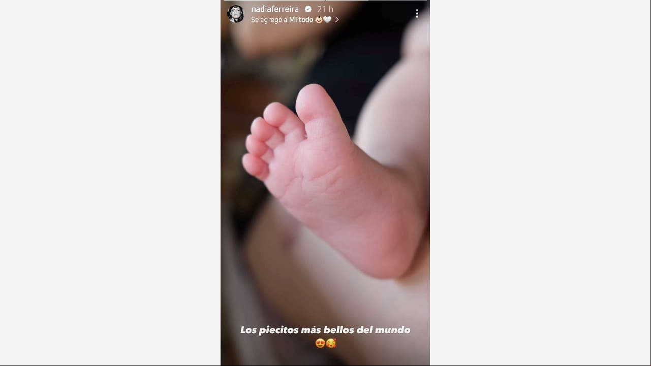 Nadia Ferreira mantiene en secreto la identidad de su bebé