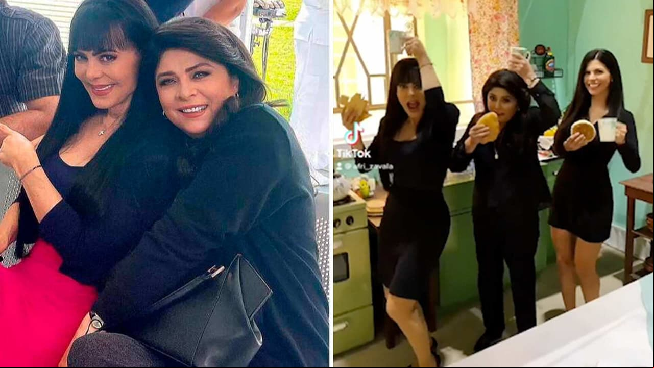 Victoria Ruffo y Maribel Guardia le entran al zapateado y se vuelven virales