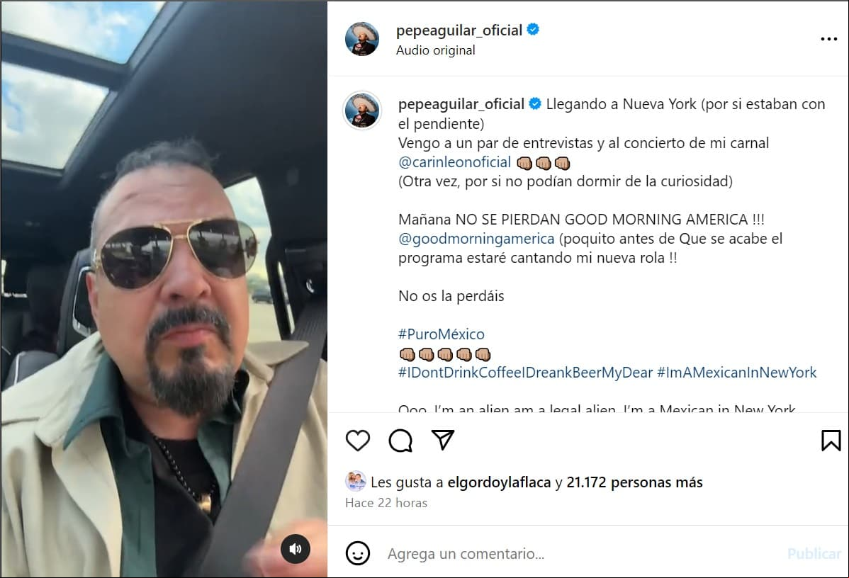 Pepe Aguilar no se mide y por fin hace súbito anuncio tras hospitalización de Nodal