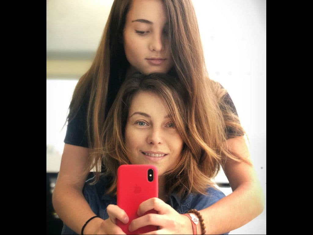 María impresionó hace unos días en Instagram