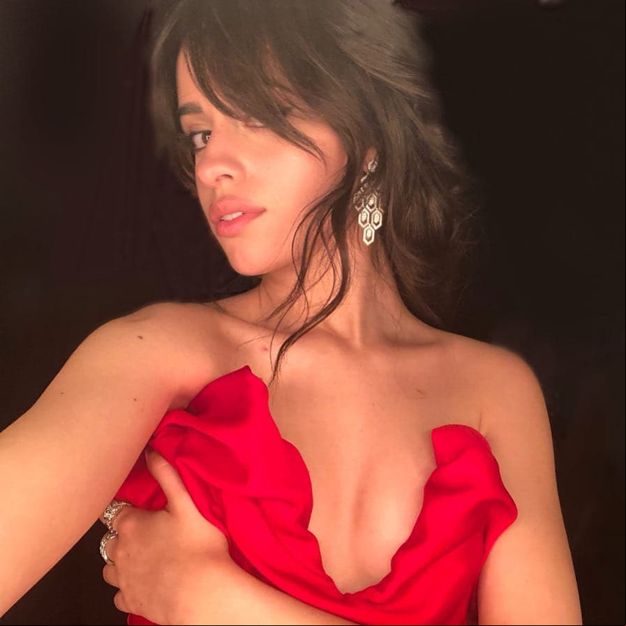 'Florezco solo para ti', escribió Camila Cabello junto a esta instantánea que registra casi millón y medio de corazones.