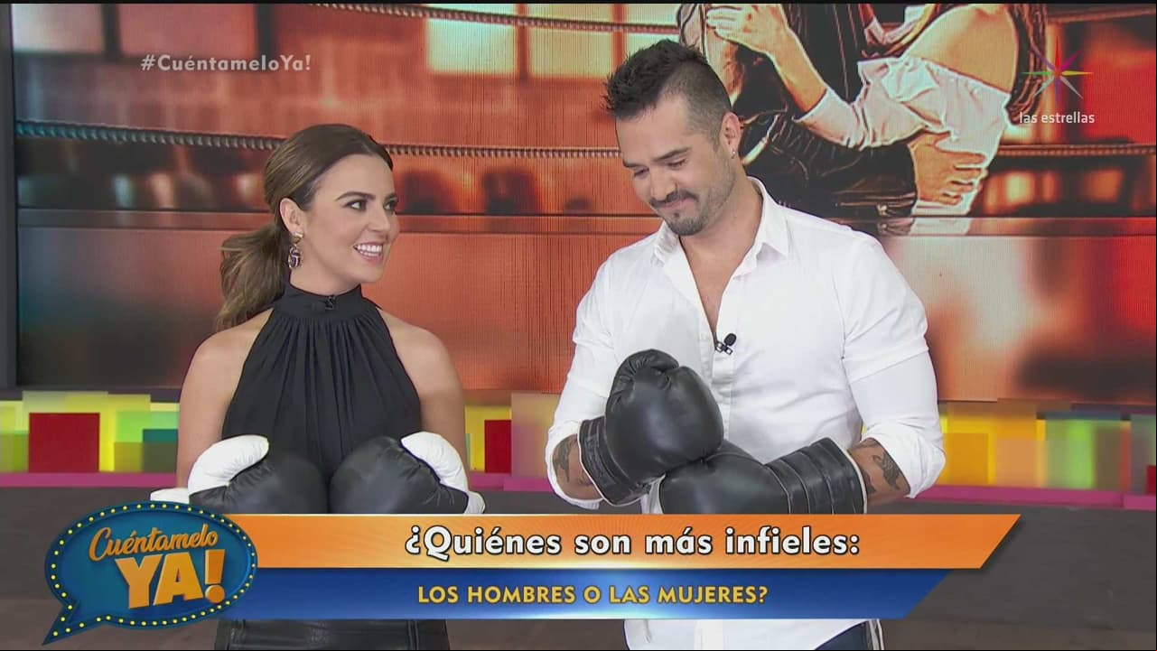 José Ron vs. Mariana Torres en el ring de Cuéntamelo ya