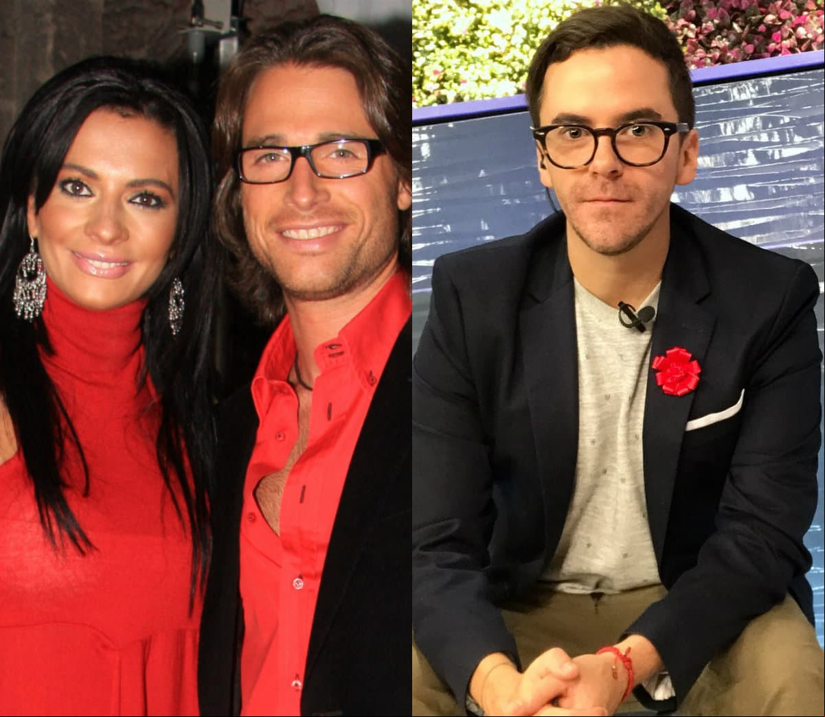 Ex de Sebastián Rulli besa a Mauricio Mancera en el programa ‘Hoy’