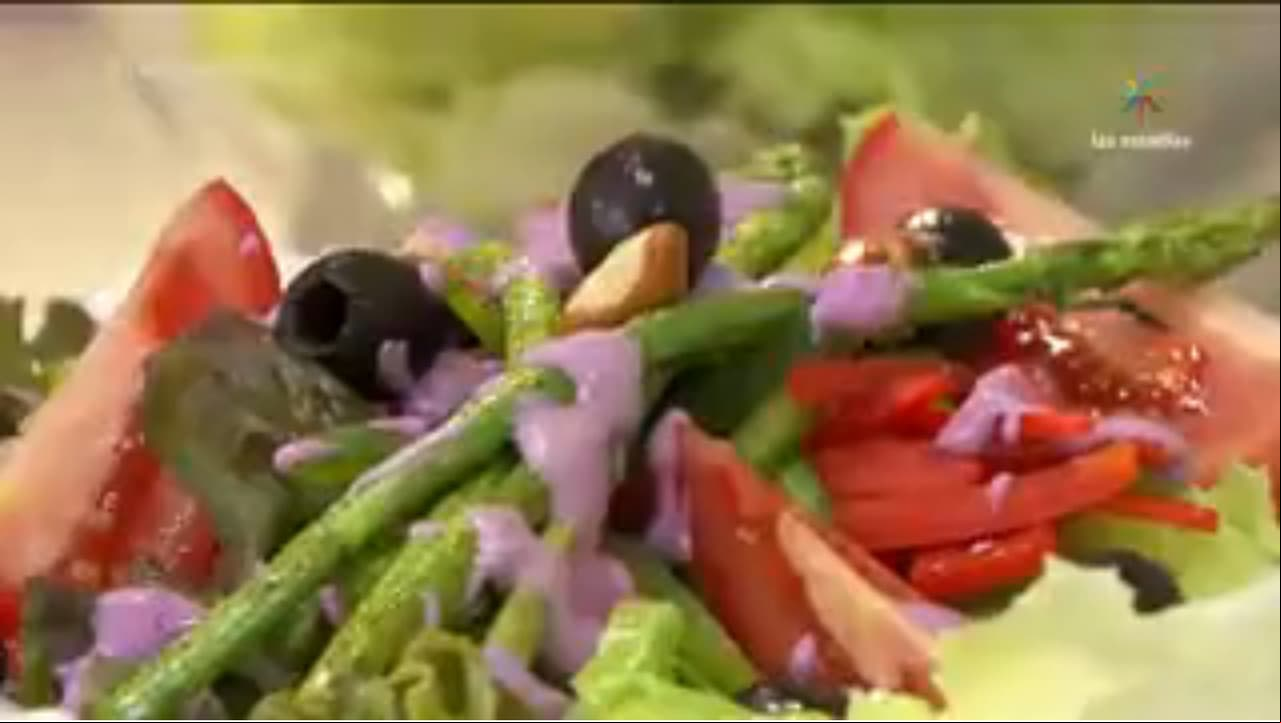 Receta: Ensalada de atún con espárragos