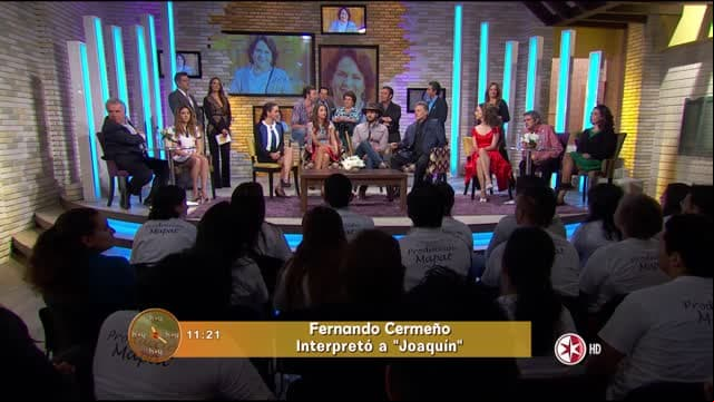 ¡El elenco La sombra del pasado en HOY!