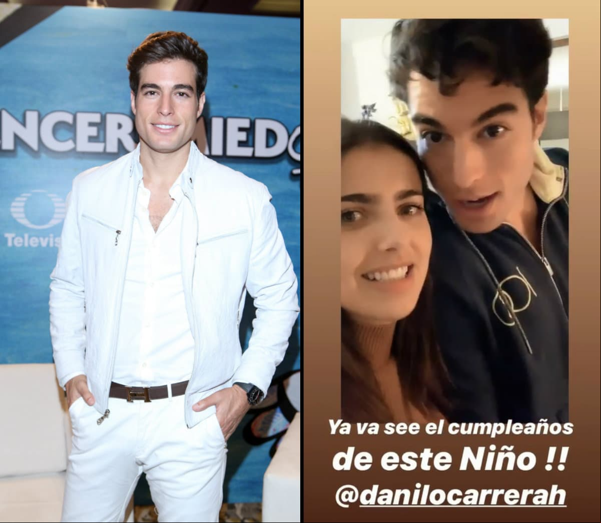Michelle Renaud mostró el cambio de look de su novio Danilo Carrera