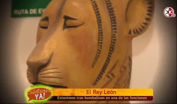 Checa este video detrás de cámaras de El Rey León