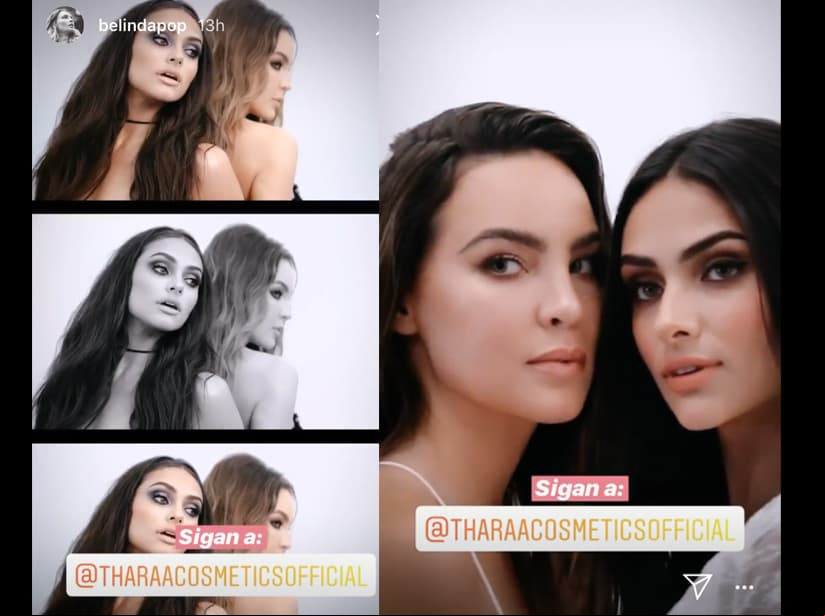 Belinda y Renata Notni lanzarán una línea de maquillaje