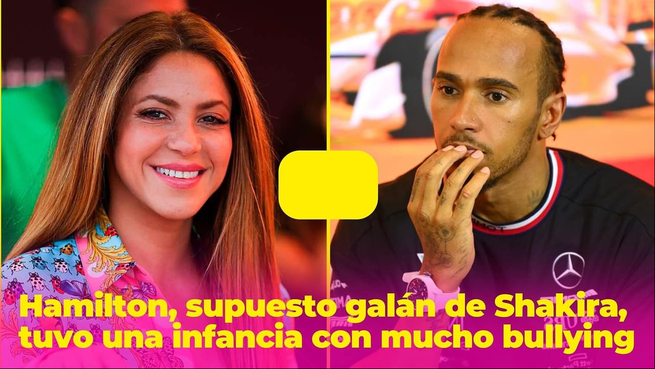 Lewis Hamilton, el supuesto nuevo romance de Shakira, tuvo una infancia con mucho bullying