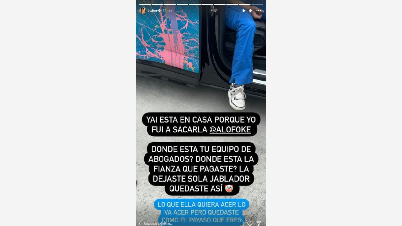 Yailin regresa con Tekashi tras salir de la cárcel