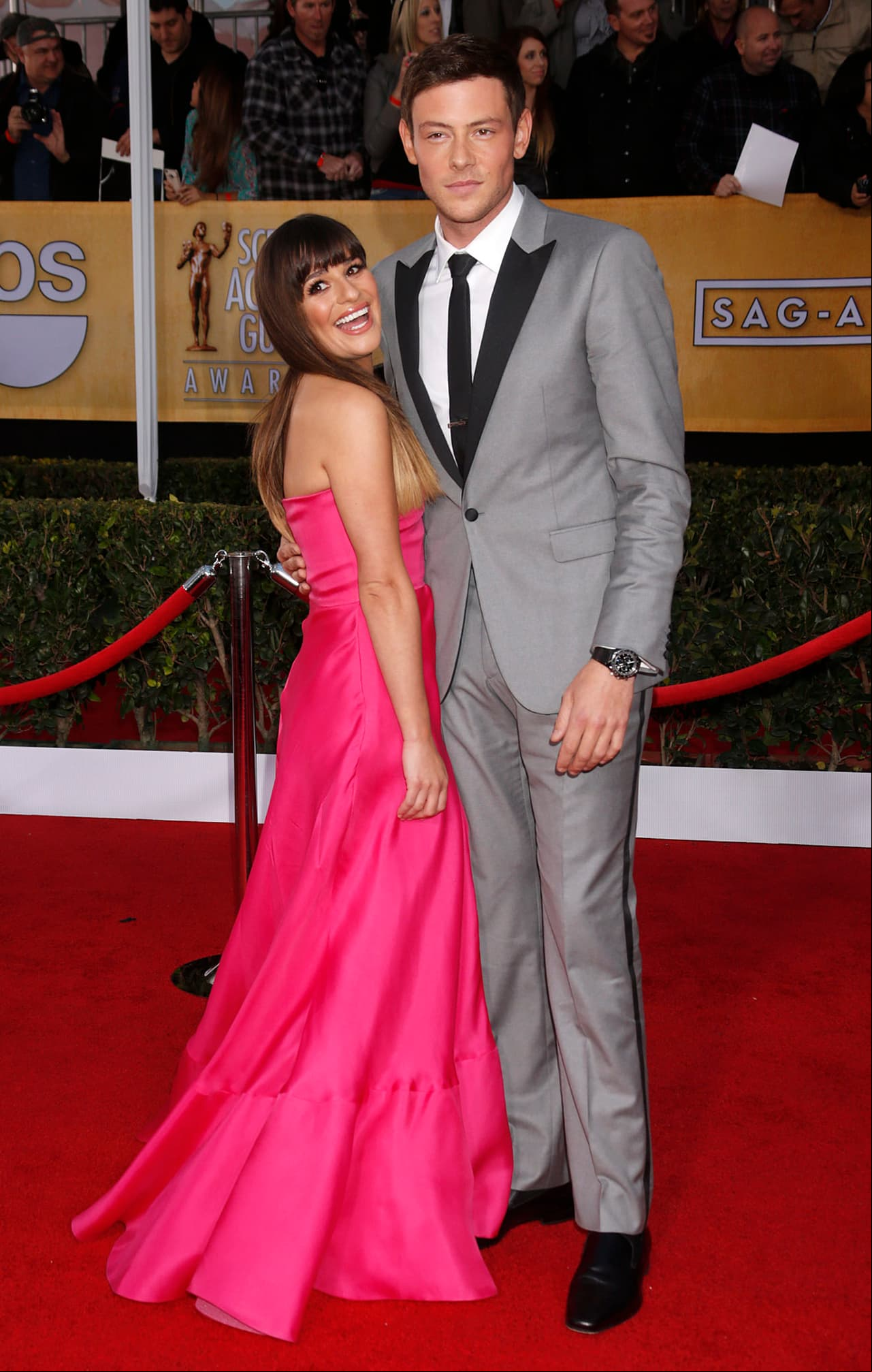 Lea Michele sostenía un tórrido romance con Corey Monteith, cuando el actor murió de sobredosis en una habitación de hotel en Vancouver, Canadá, en julio de 2013.