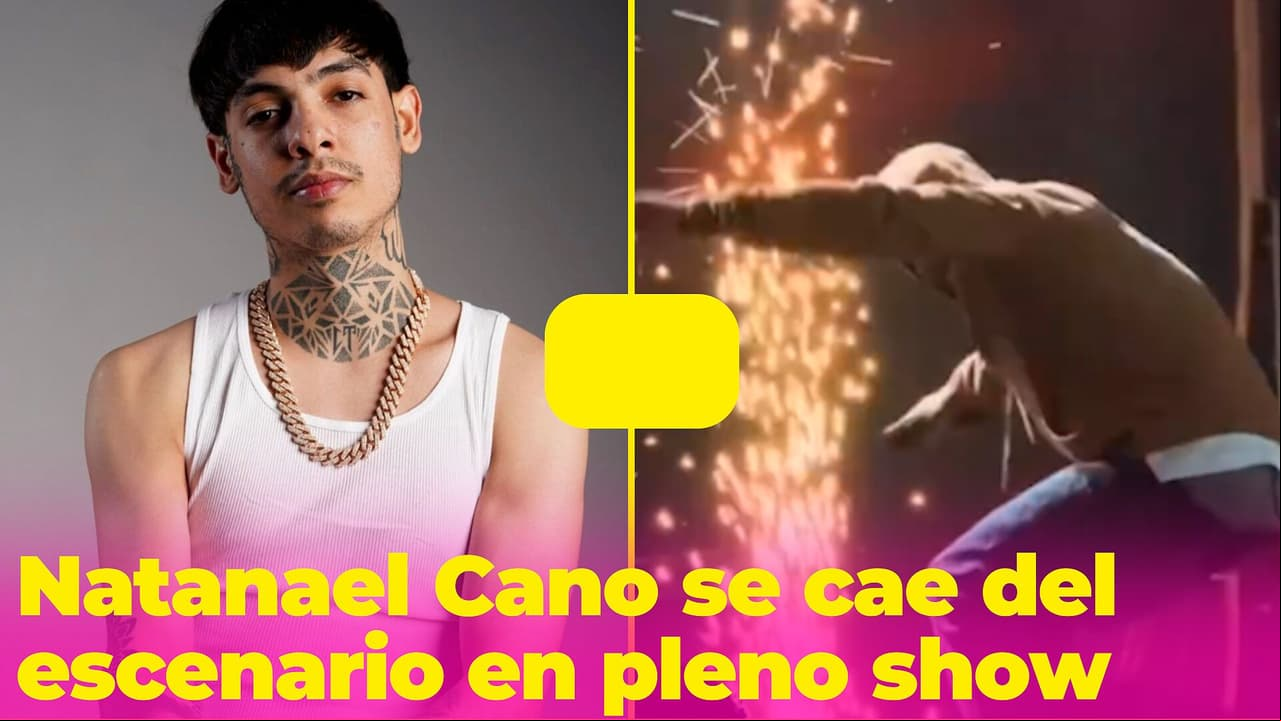 Natanael Cano sufre accidente en el escenario y queda grabado en video: "Pensé que me iba a morir"
