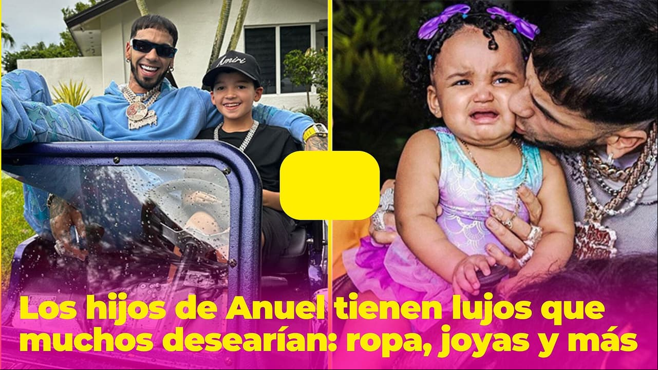 Los hijos de Anuel tienen lujos que muchos desearían: guardarropa millonario, joyas y más