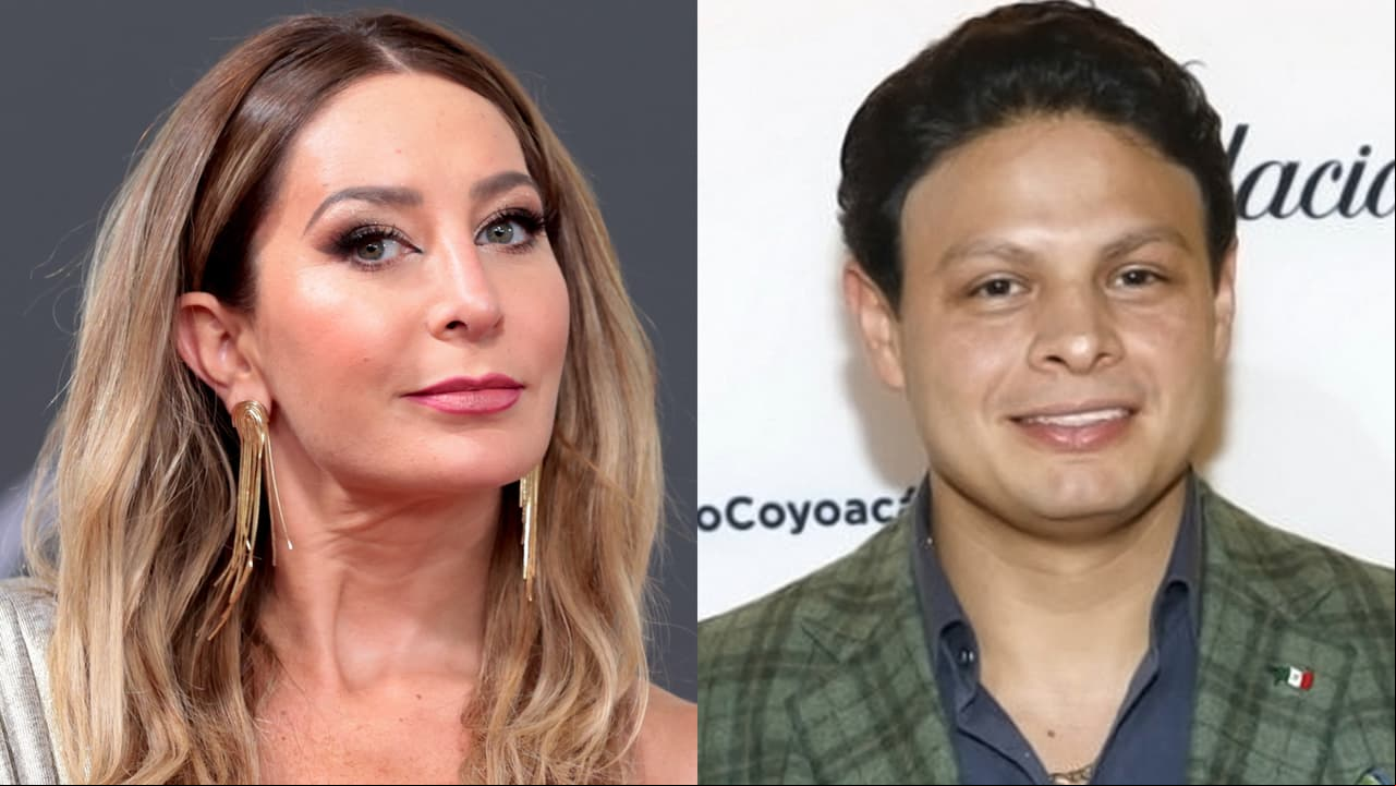 ¿Geraldine Bazán y ex de Ninel Conde se agarraron a besos en pleno vuelo?