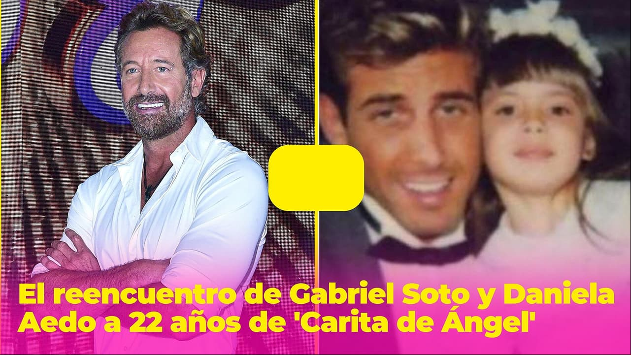 El reencuentro de Gabriel Soto y Daniela Aedo 22 años después de Carita de Ángel: ella dijo que fue su ‘crush’