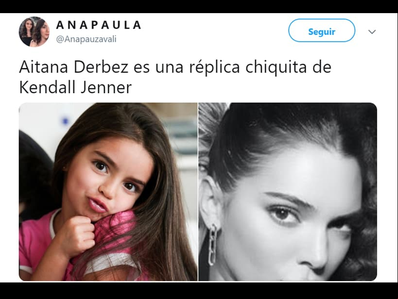 Algunos s bromearon con la idea de que Aitana podría ser pariente de la familia Kardashian-Jenner en lugar de ser la hija del comediante mexicano.