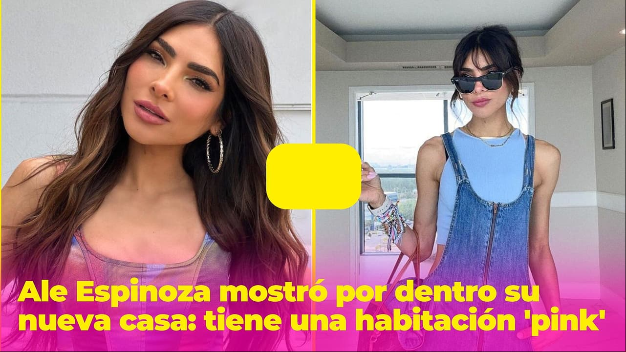 Ale Espinoza presumió lo linda que es su nueva casa en Orlando: tiene 4 habitaciones y una es "pink"