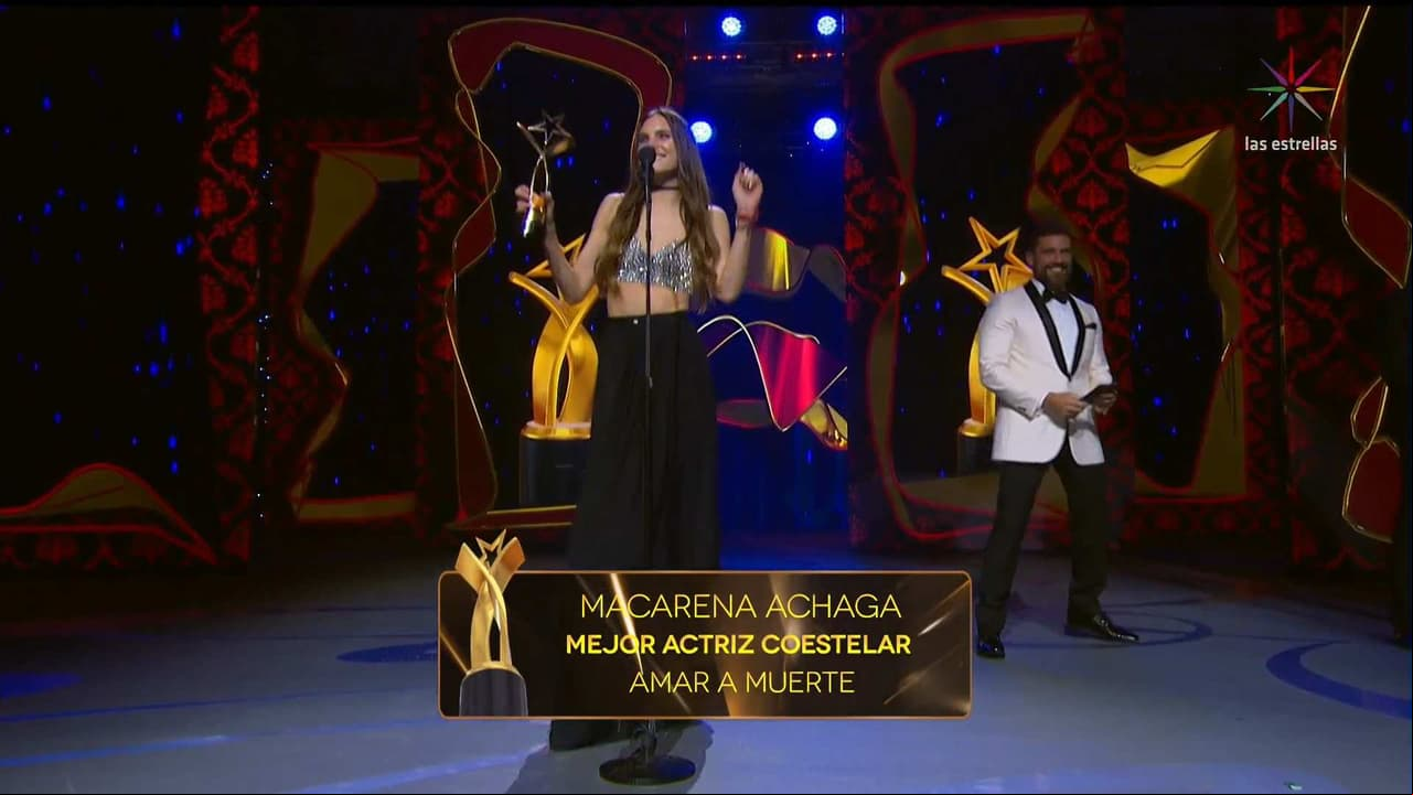 Macarena Achaga ganadora a Mejor Actriz Co Estelar