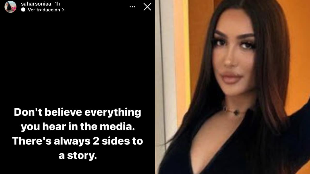 Este es el mensaje que publicó Sahar Sonia tras el escándalo con Peso Pluma y Nicki Nicole.