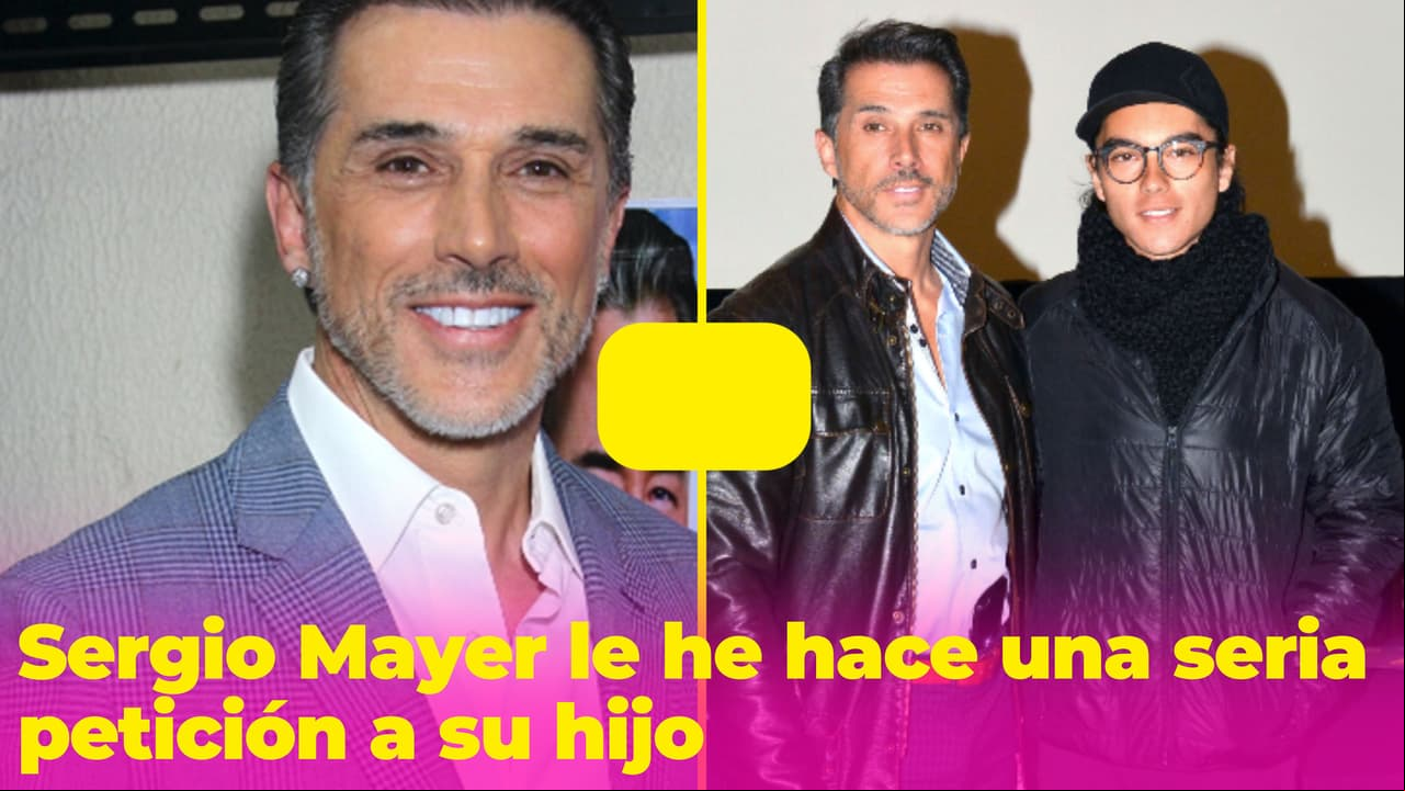 ¿Sergio Mayer se está reconciliando con su hijo? El actor le hizo una seria propuesta