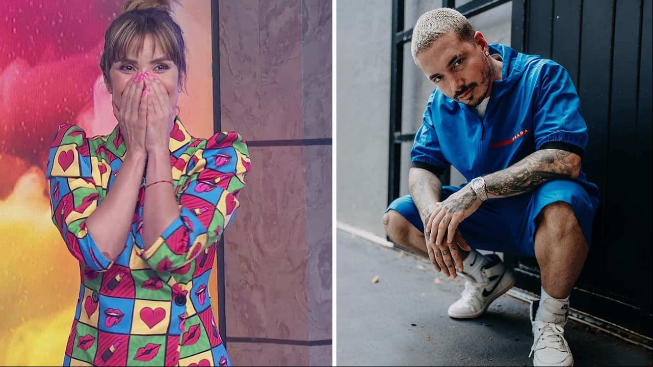 Andrea Escalona reacciona al tierno mensaje que le dedicó J Balvin en Hoy