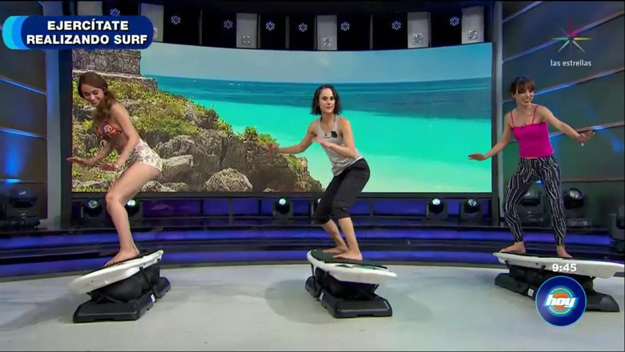 Ponte Fit aprendiendo surf