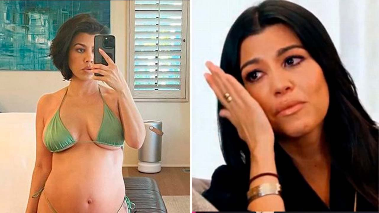 Kourtney Kardashian fue muy criticada durante su embarazo, tanto por sus fans como por su familia