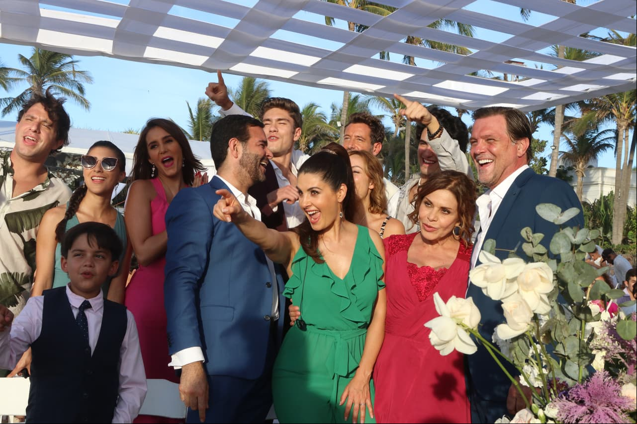Todos los invitados celebraron a lo grande este enlace.