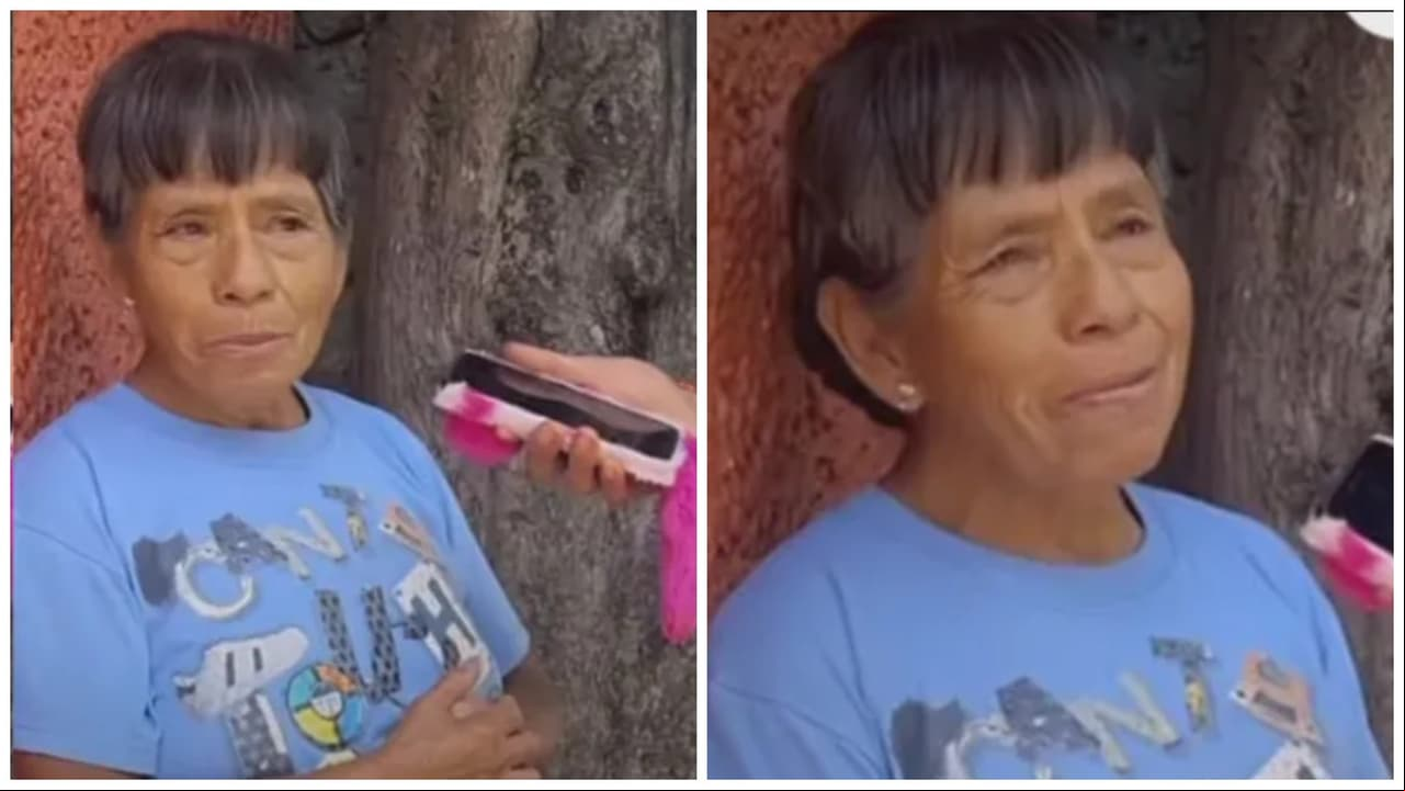 Abuelita se arrepiente de no haber estudiado de joven.