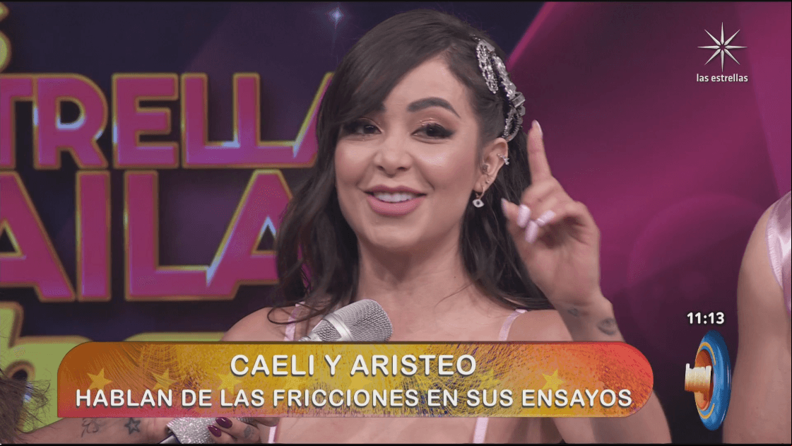 Caeli en Las Estrellas bailan en Hoy