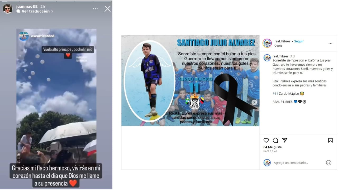 Juan Mao y seres queridos despiden a Santiago.