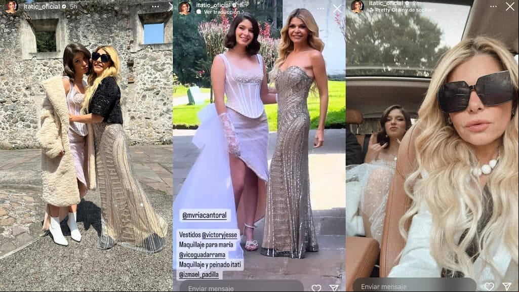 El diseño del vestido de la hija de Itatí Cantoral estuvo inspirado en la década de 1920.