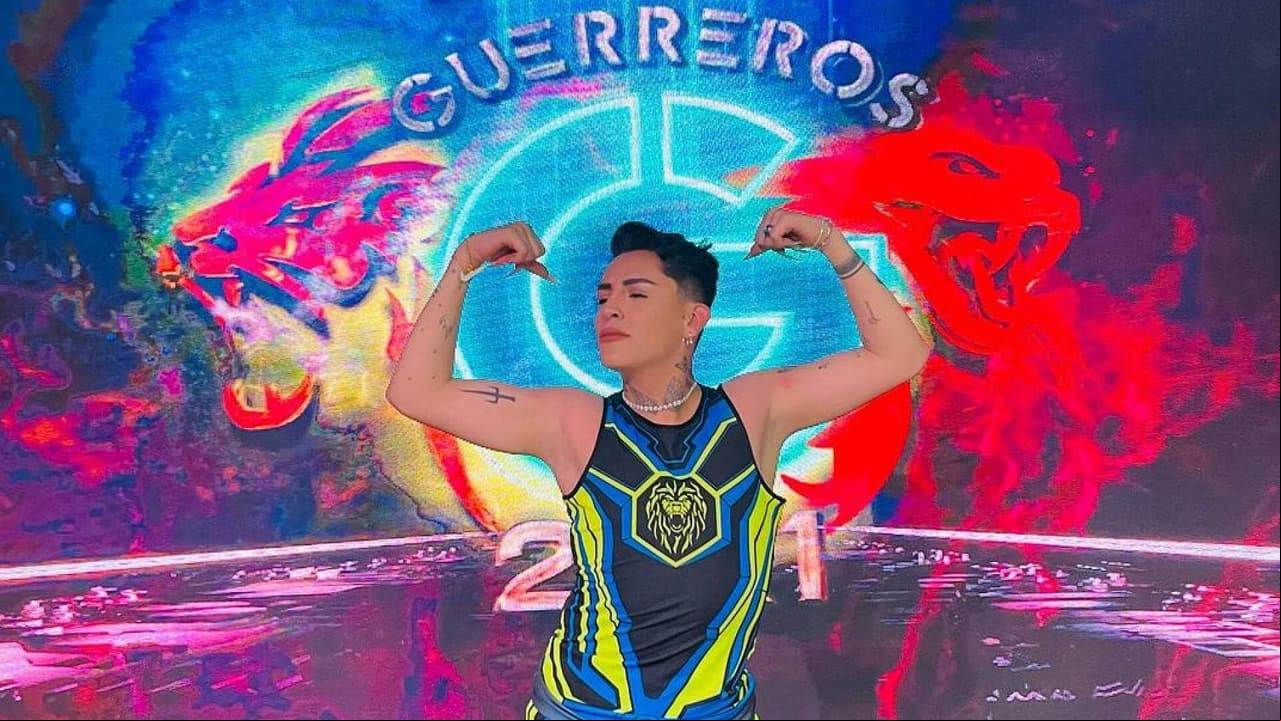 Kunno aparece en ‘Guerreros 2021’ y protagoniza penosa caída en plena transmisión