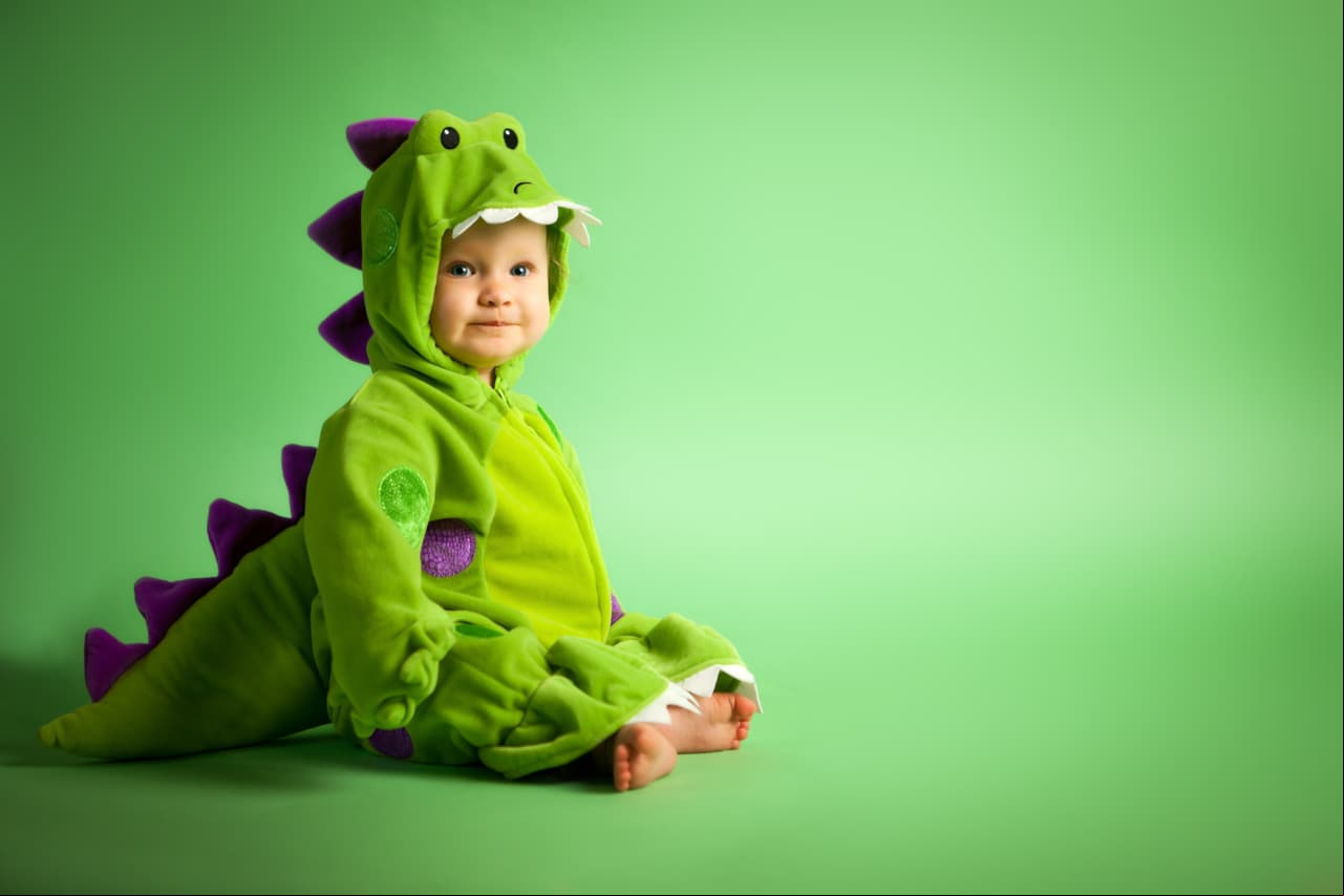Dinosaurio. Este disfraz es un éxito desde la llegada de ‘Jurassic World' al cine.
