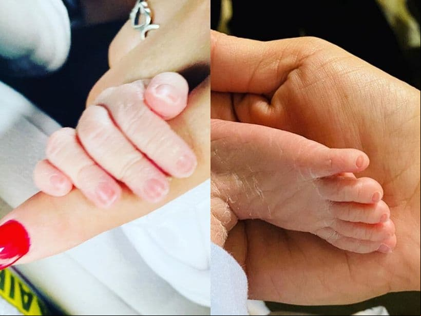 Estas fotografías no son las únicas que ha compartido Criselle en sus redes sociales, pues previo a la presentación oficial de André, ya había posteado dos imágenes del pequeño; en la primera únicamente mostró su manita, mientras que en la segunda su piecito.