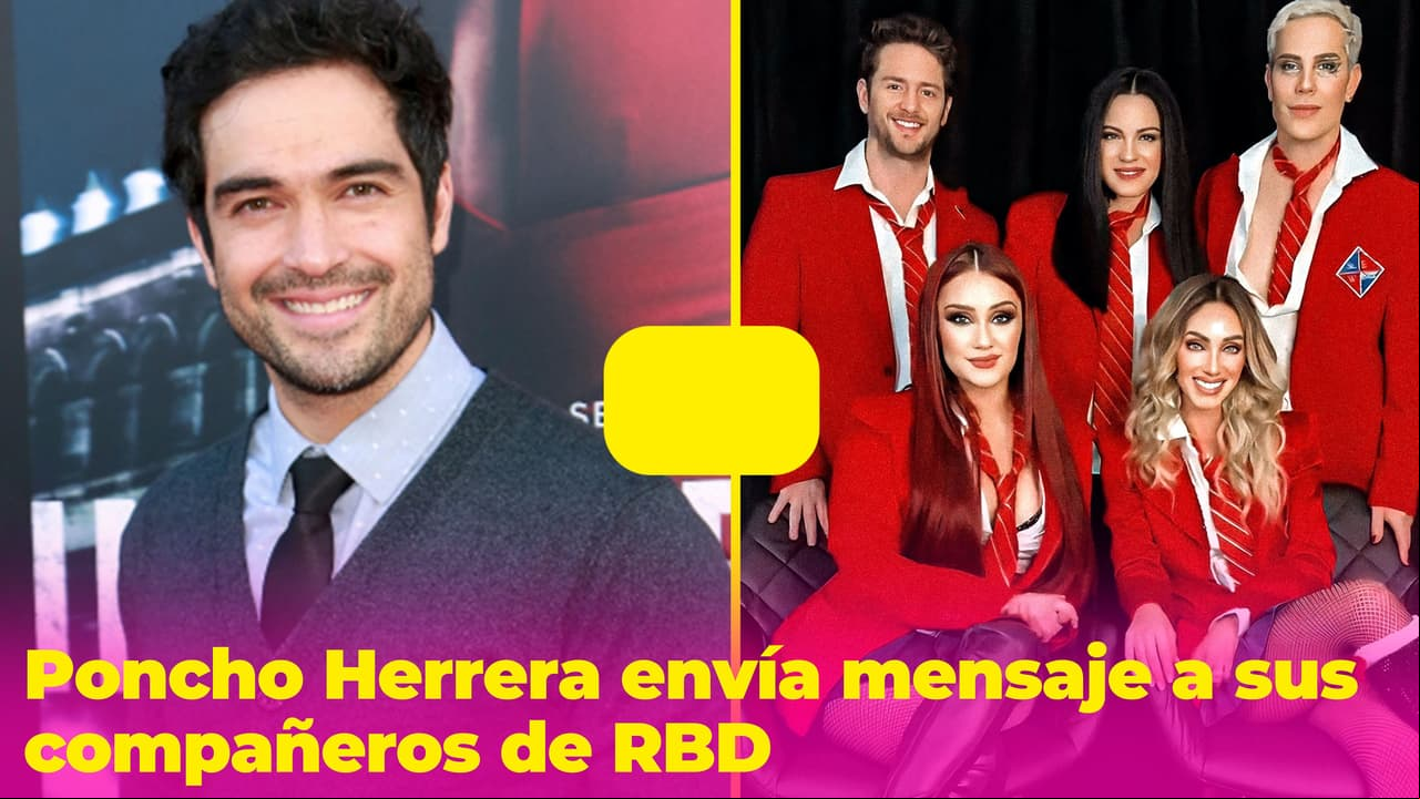 El inesperado mensaje que Alfonso Herrera le dedicó a sus compañeros de RBD
