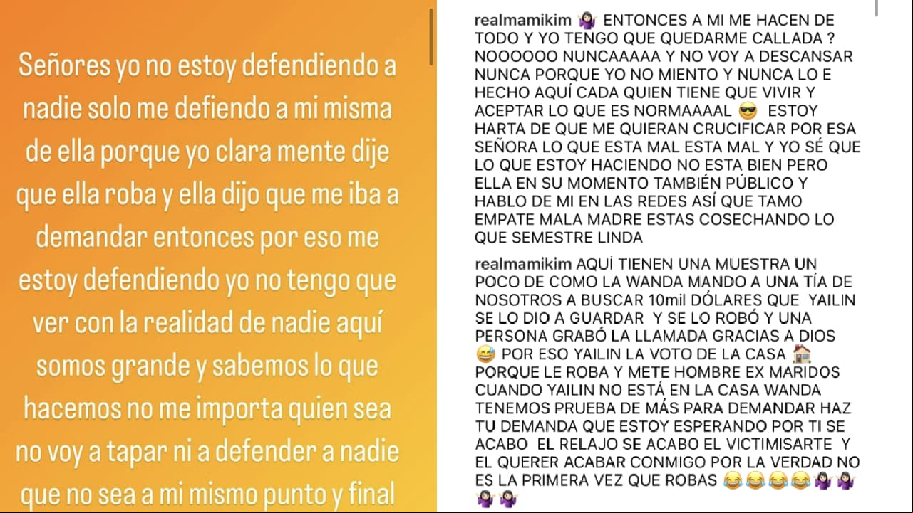 Mami Kim arremete en contra de su madre