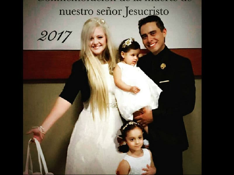 Ya había mostrado a su familia en redes sociales