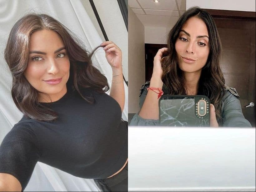 Por si fuera poco, el peinado de ambas también es muy parecido, al igual que sus enormes ojos y sus cejas.
