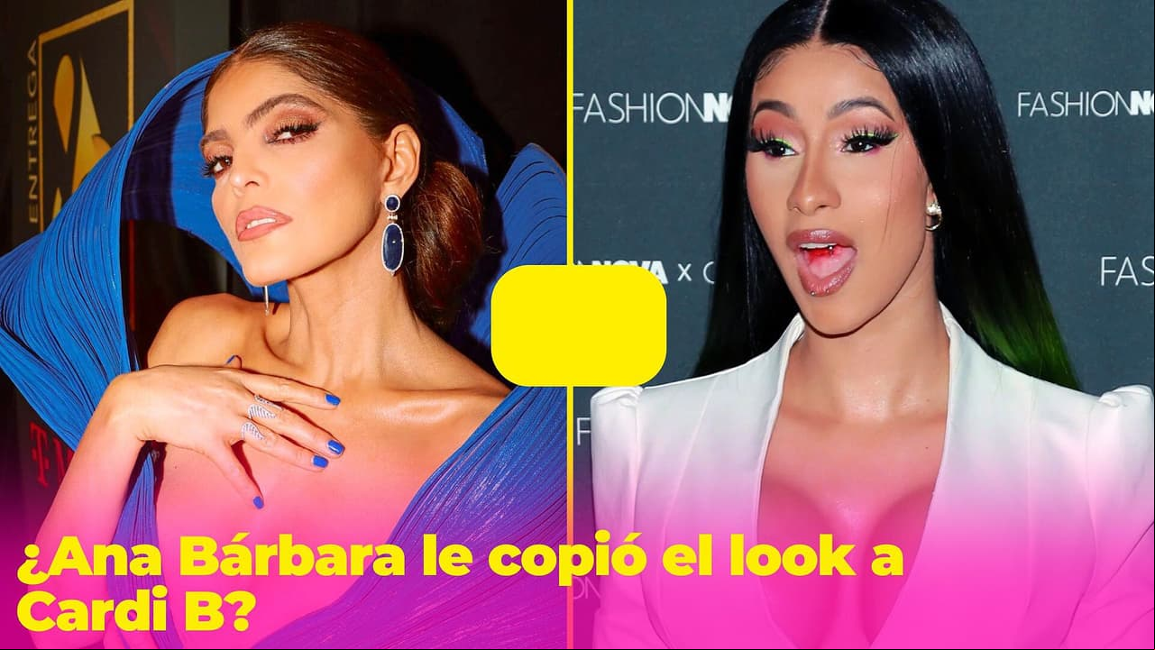 ¿Ana Bárbara le 'copió' el look a Cardi B en Premio Lo Nuestro?
