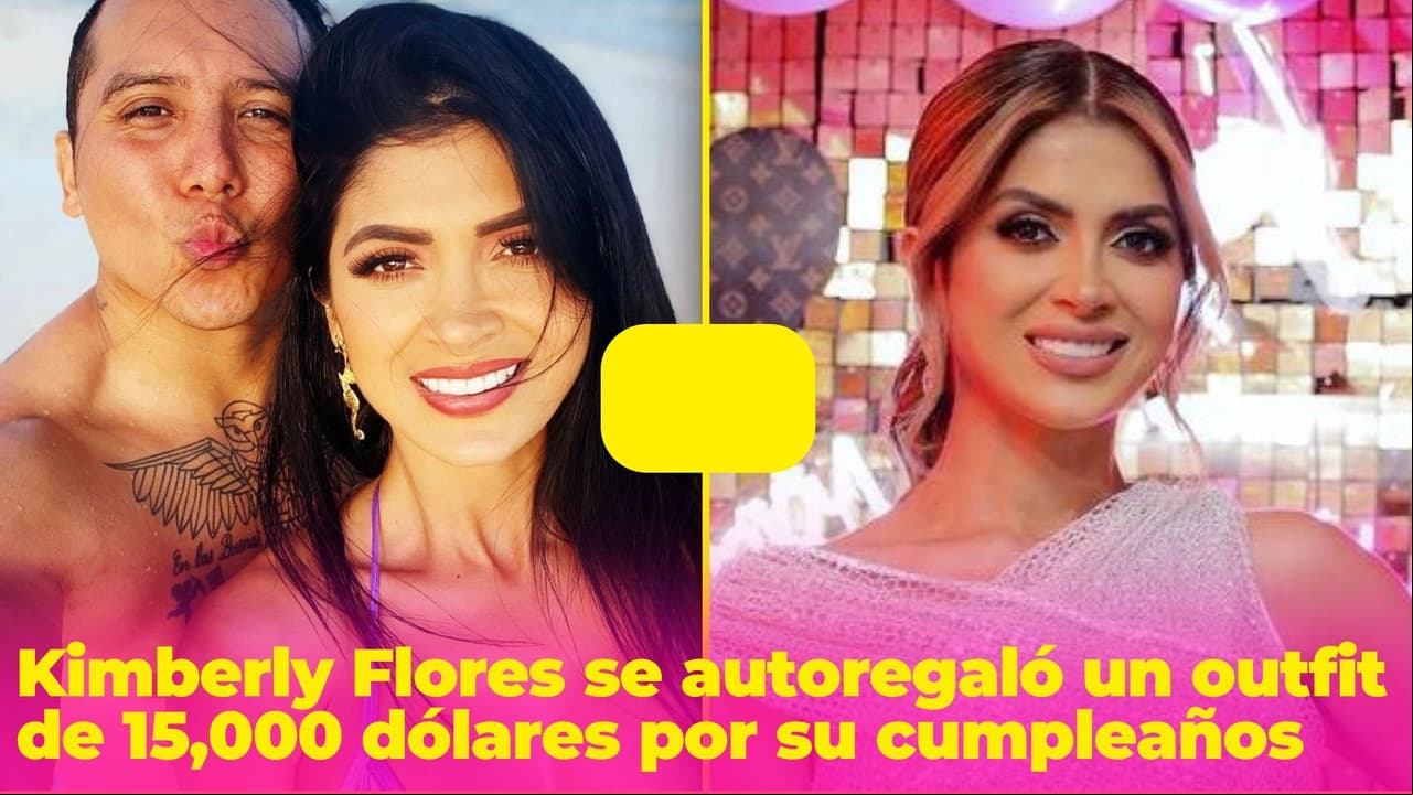 Kimberly Flores se autoregaló un outfit de 15,000 dólares para celebrar su cumpleaños