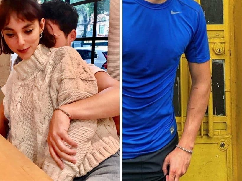 A pesar de que la conductora de ‘Netas Divinas’ únicamente se limitó a poner un corazón rojo como descripción de la imagen y a tapar el rostro del hombre que la acompaña, una pulsera podría delatar que sí se trata de Gonzalo Vega Jr.