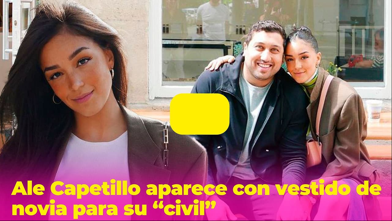 ¿Ale Capetillo se casa? Presumió el vestido de novia que usará para su "civil"