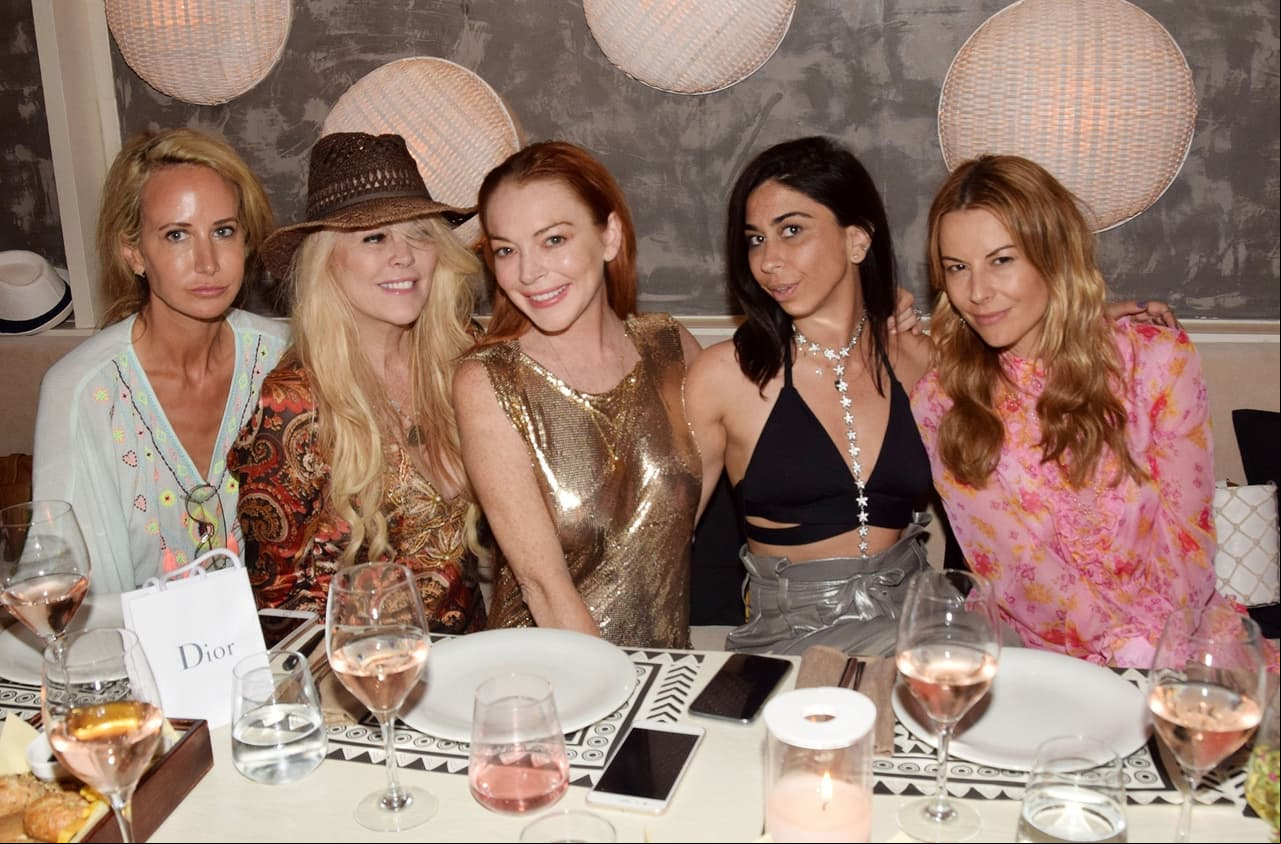 Lindsay Lohan celebró su cumpleaños en Grecia (FOTO: The Grosby Group)