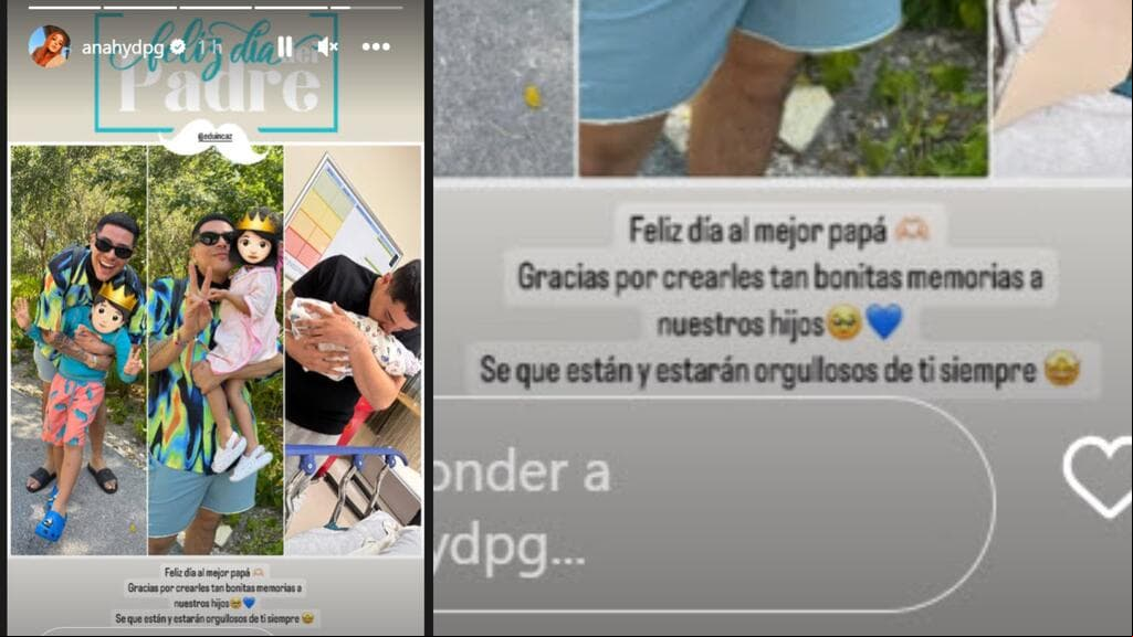 Daisy Anahy también dedicó un emotivo mensaje para Eduin Caz con motivo del Día del Padre.
