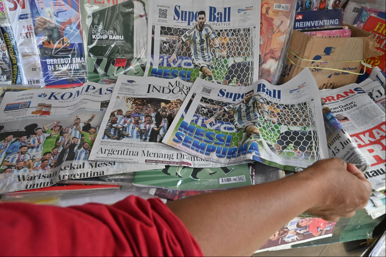 Las portadas de Argentina campeón en Qatar 2022