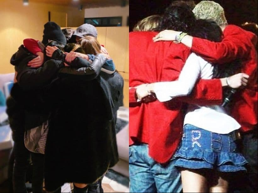 Los integrantes de RBD presumieron su reencuentro en redes sociales.