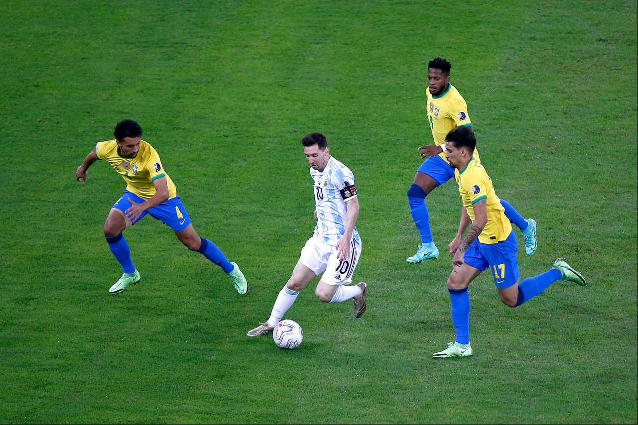 Con un gol de Ángel Di María el equipo argentino se impuso a Brasil con lo que se convirtió en campeón de la Copa América.