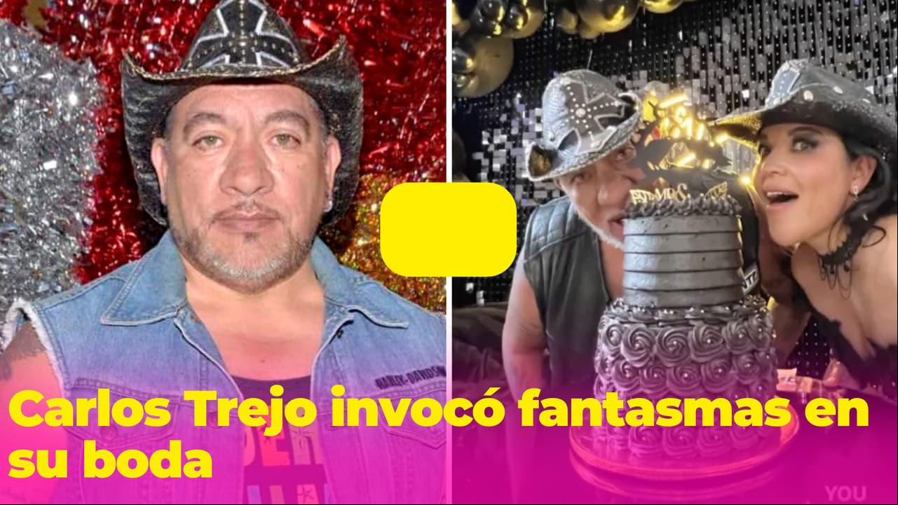Carlos Trejo tuvo una boda 'darks' con todo y ritual para invocar fantasmas